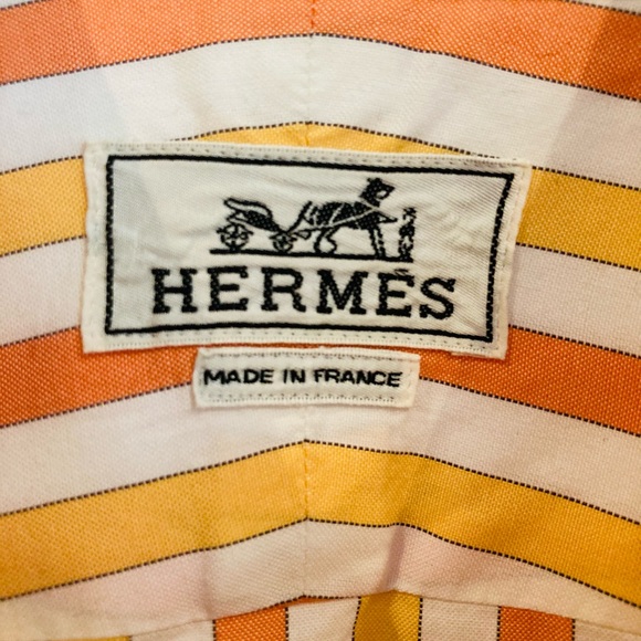 *Authentic* Hermes Dress Shirt Sz 15.5 x 39 - Picture 2 of 12
